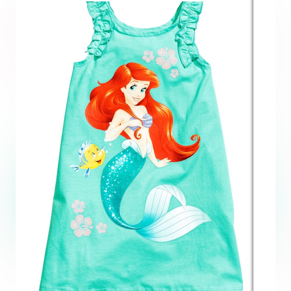 NWOT H&M SLEEVELESS DRESS / The little mermaid size 6-8y for little girls